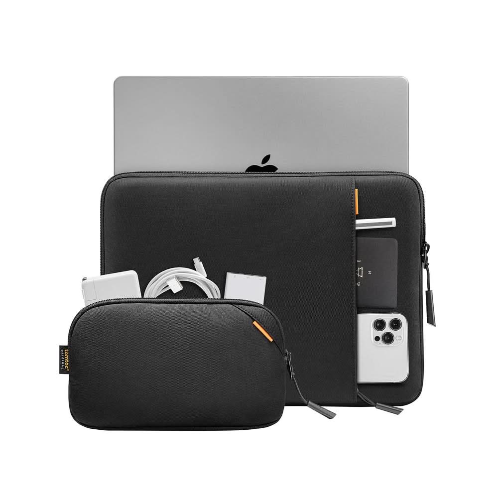 TOMTOC DEFENDER-A13 LAPTOP SLEEVE KIT 16 INCH-BLACK