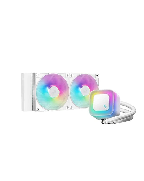 DEEPCOOL LIQUID COOLER LE240 V2 ARGB WHITE
