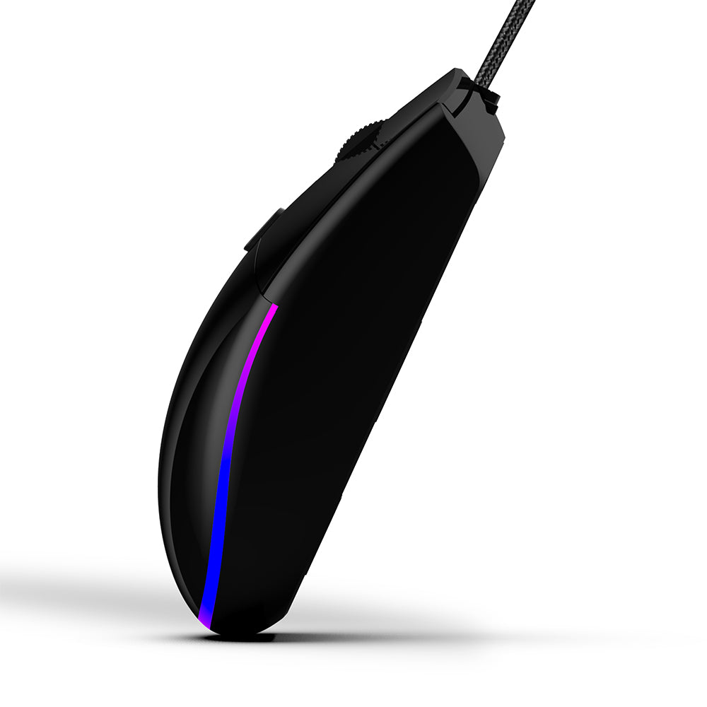 ANT ESPORTS GM60 WIRED OPTICAL GAMING MOUSE - BLACK