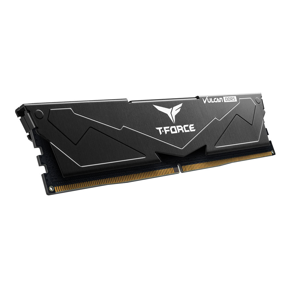 TEAMGROUP T-FORCE VULCAN 32GB (32GBX1) DDR5 5200MHZ DESKTOP RAM (BLACK)