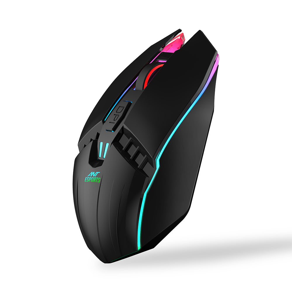 ANT ESPORTS GM50 WIRED OPTICAL GAMING MOUSE - BLACK
