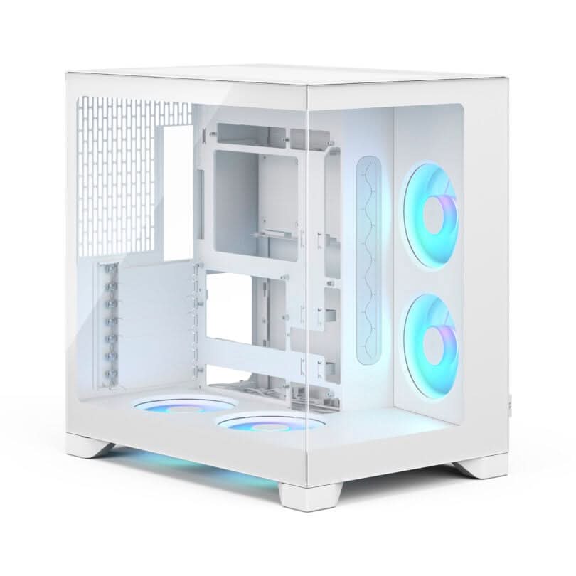 Fractal Design Pop 2 Vision White RGB Mid Tower Gaming Cabinet