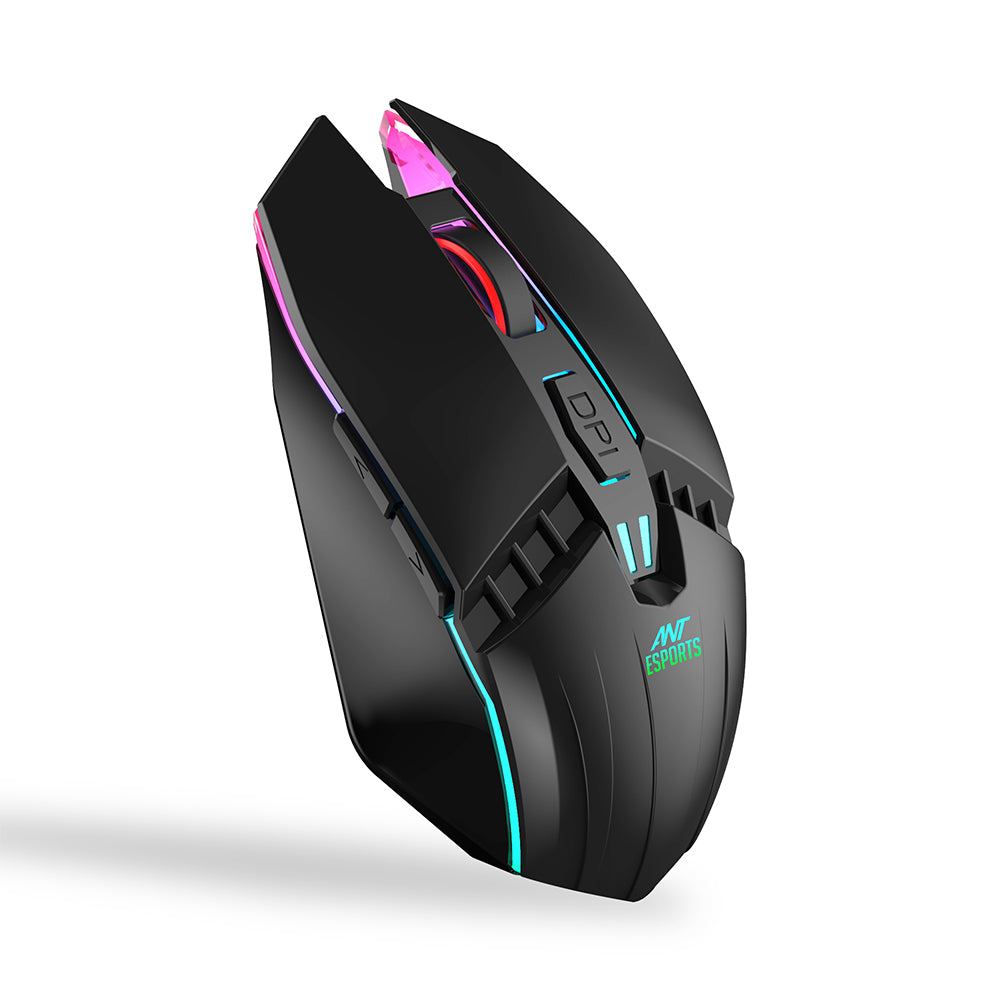 ANT ESPORTS GM50 WIRED OPTICAL GAMING MOUSE - BLACK