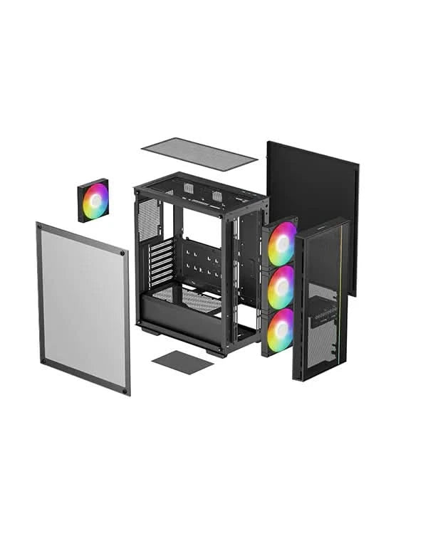 DEEPCOOL MATREXX 55 MESH V4 C MID TOWER CABINET (BLACK)