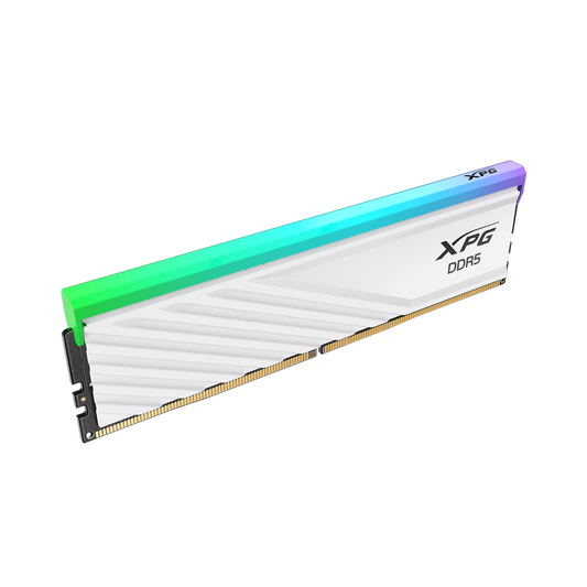 XPG LANCER RGB 16GB (1 * 16 GB) DDR5 6000 MHZ (CL36-38-38) DESKTOP MEMORY RAM - AX5U6000C3616G-SLABRWH (WHITE)