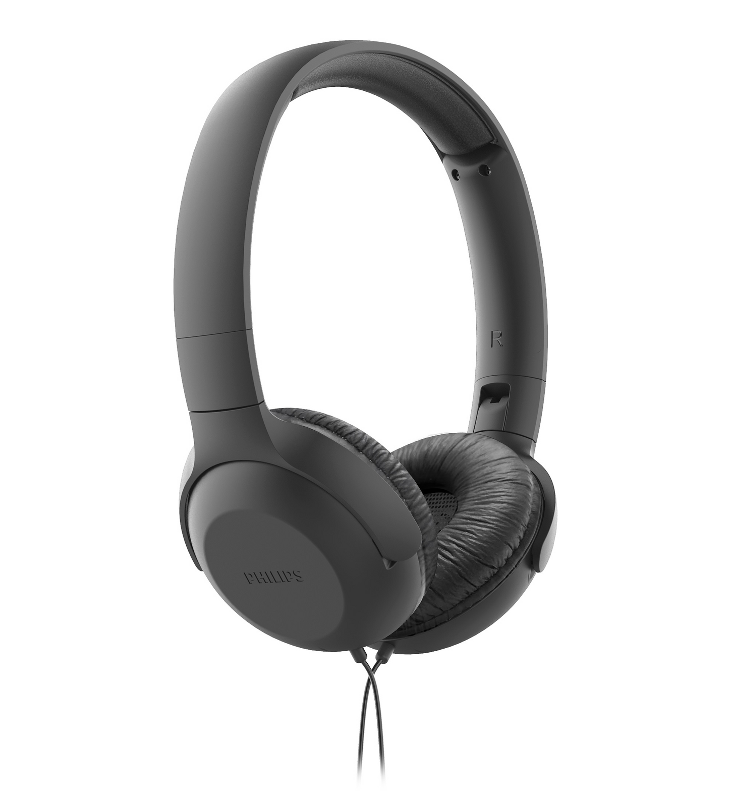 PHILIPS TAUH201BK WIRED HEADPHONE WITH MIC (ON EAR, BLACK)