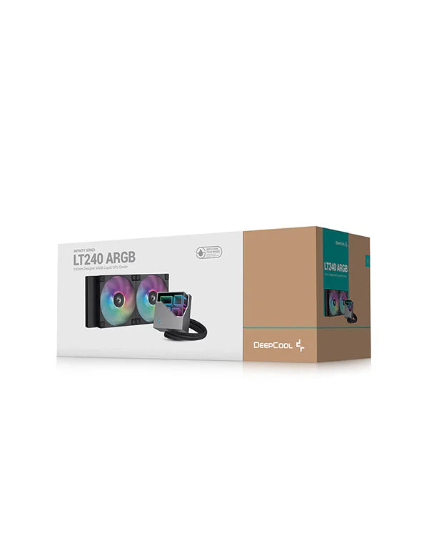 DEEPCOOL LT240 ARGB ALL IN ONE 240MM CPU LIQUID COOLER (R-LT240-BKAMNC-G-1)