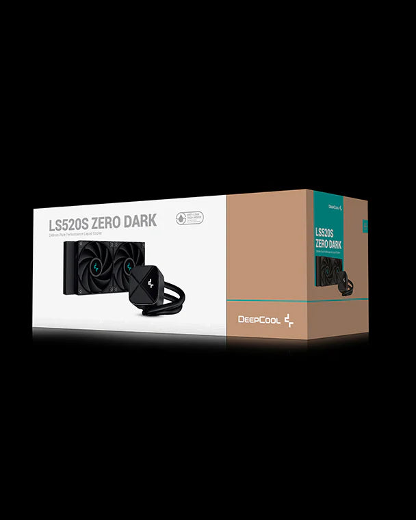 DEEPCOOL LS520S ZERO DARK 240MM AIO LIQUID CPU COOLER BLACK (R-LS520-BKNNMM-G-1)