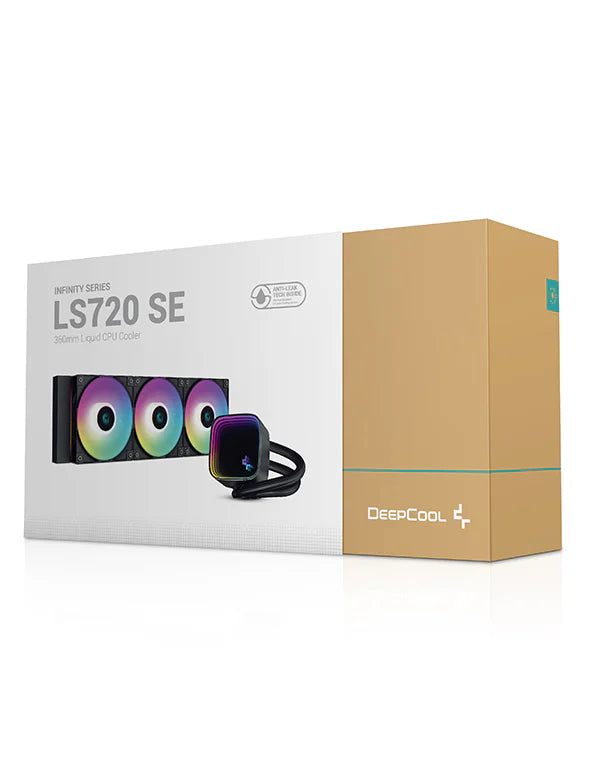 DEEPCOOL INFINITY LS720 SE 360MM ARGB AIO LIQUID COOLER BLACK