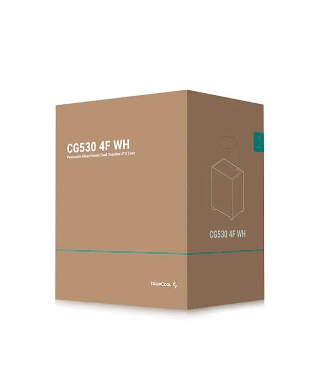 DEEPCOOL CG530 4F WHITE ARGB ATX MID TOWER CASE