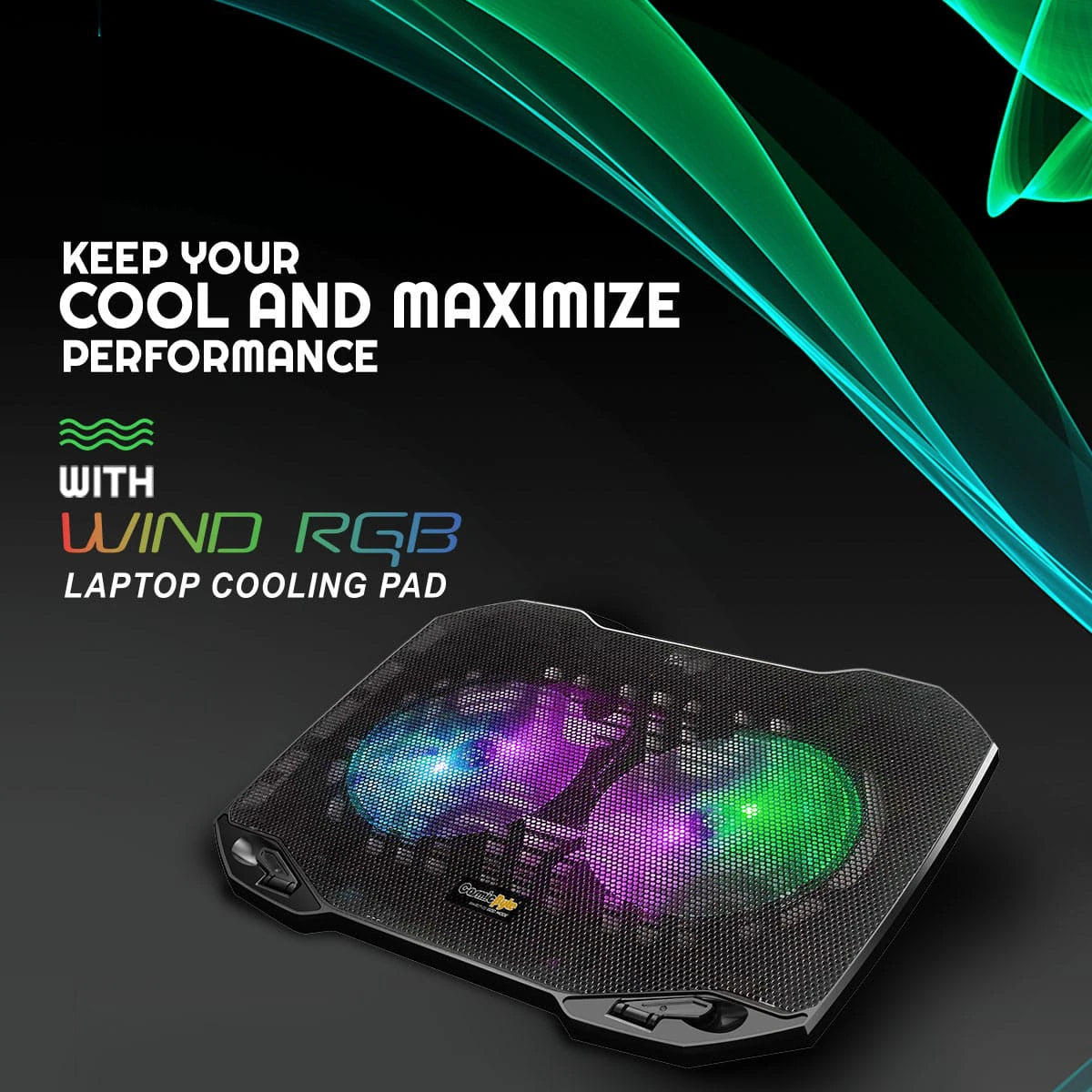 COSMIC BYTE WIND RGB COOLING PAD