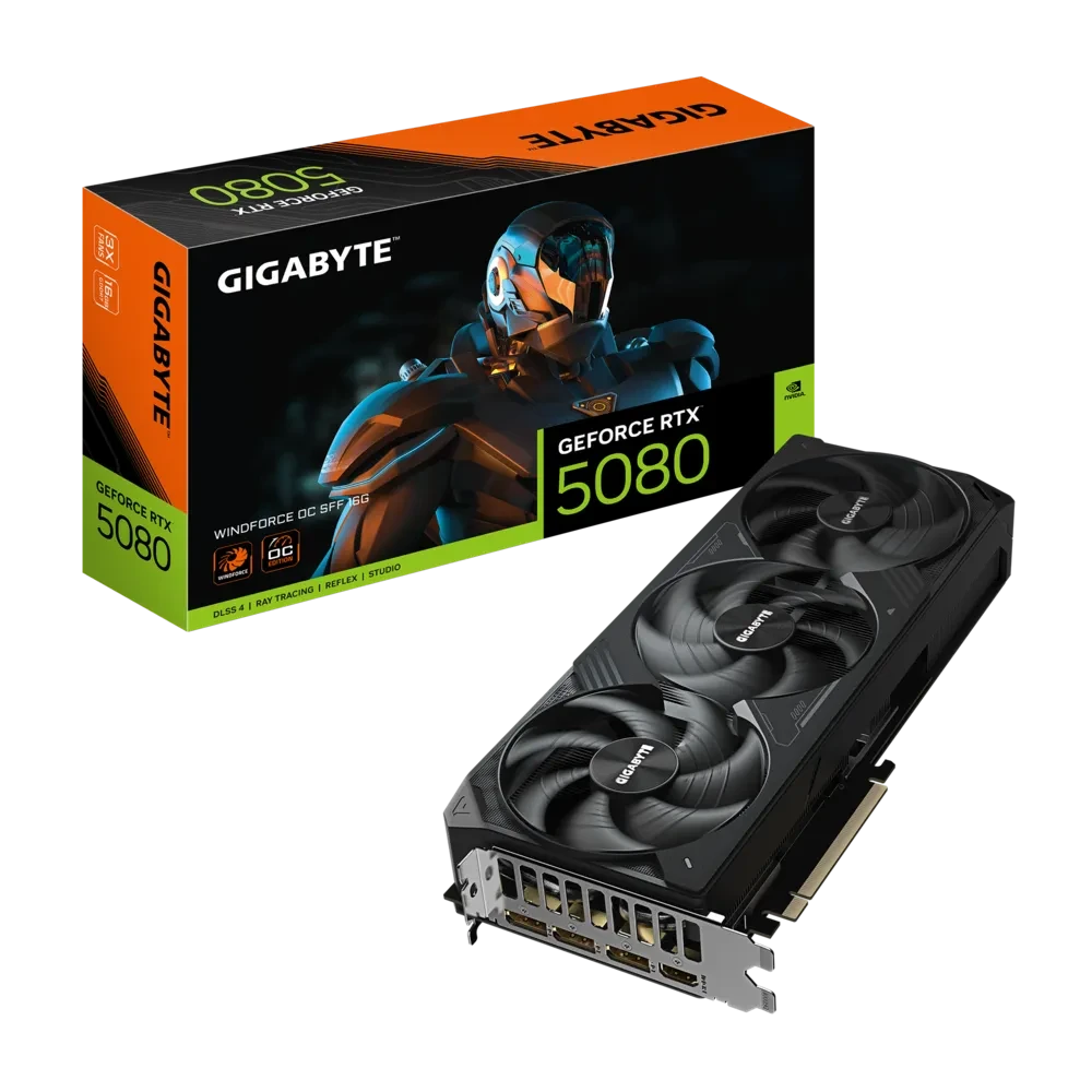 GIGABYTE GEFORCE RTX 5080 WINDFORCE OC 16GB GDDR7