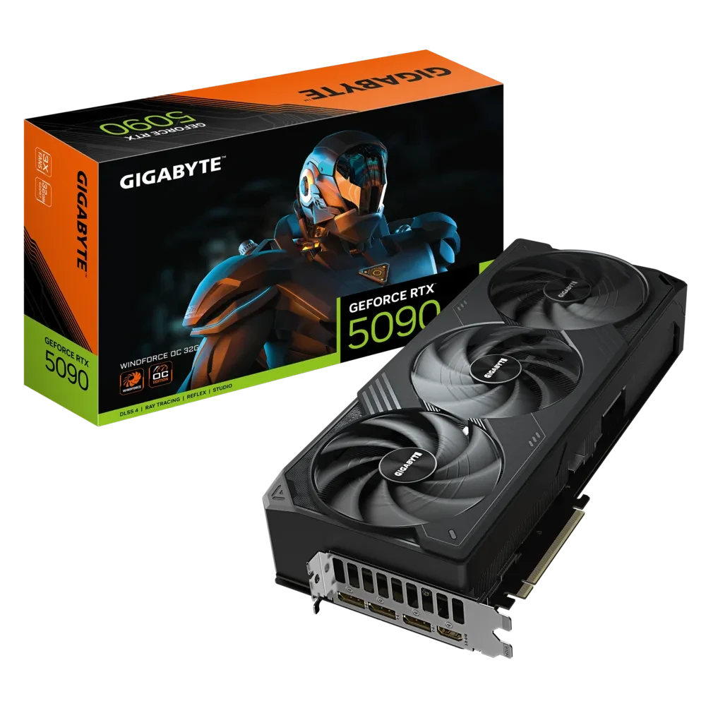GIGABYTE RTX 5090 WINDFORCE OC 32GB GDDR7 GRAPHICS CARD