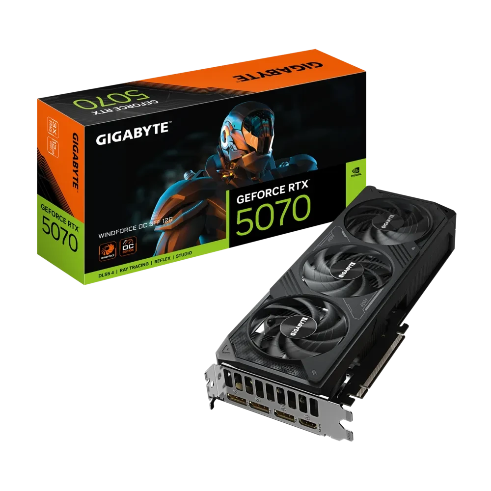 GIGABYTE GEFORCE RTX 5070 WINDFORCE OC 12GB GDDR7
