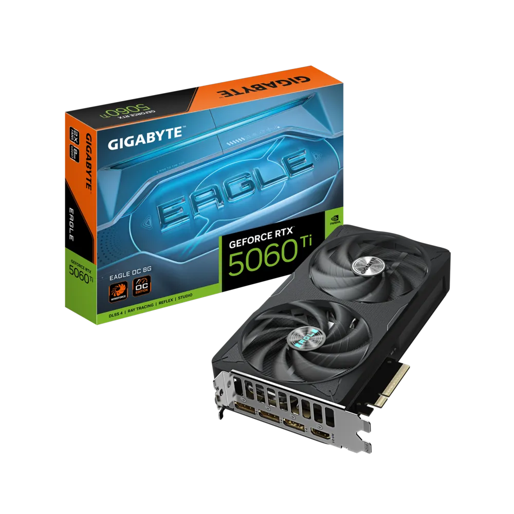 GIGABYTE RTX 5060 TI EAGLE OC 8GB GDDR7 GRAPHICS CARD