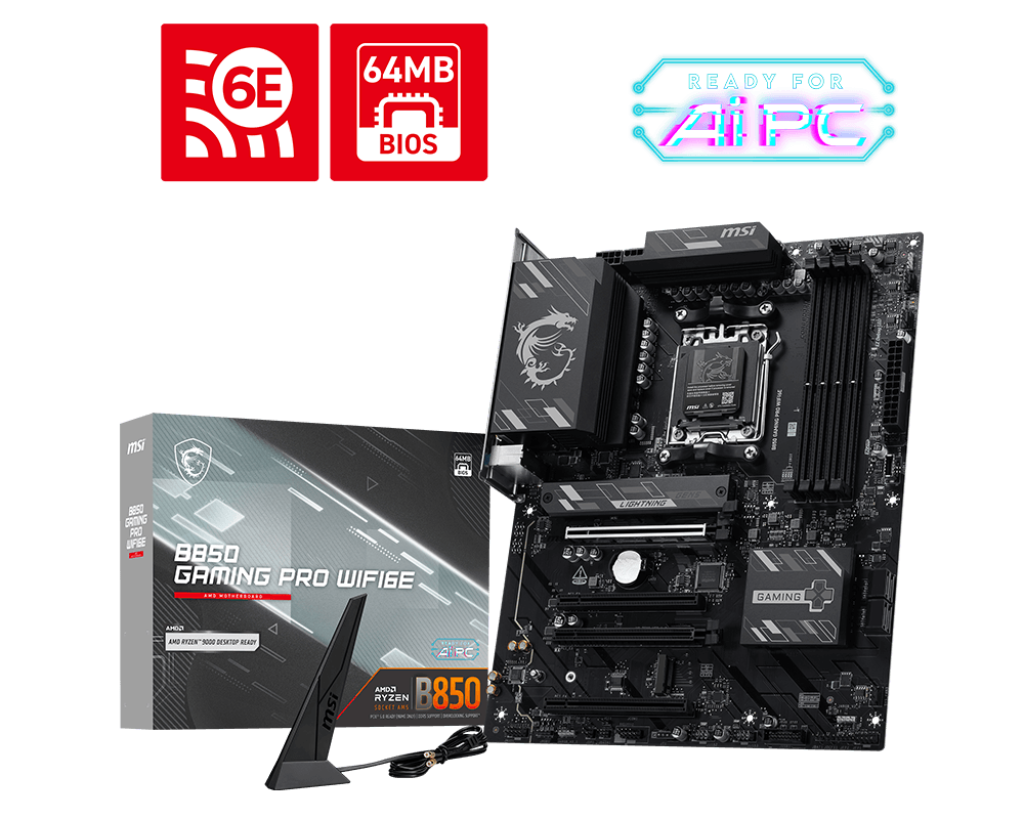 MSI B850 GAMING PRO WIFI6E Motherboards
