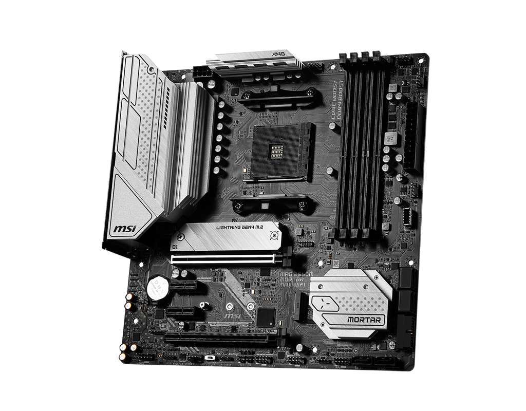 MSI MAG B550M MORTAR MAX WIFI AMD AM4 MOTHERBOARD
