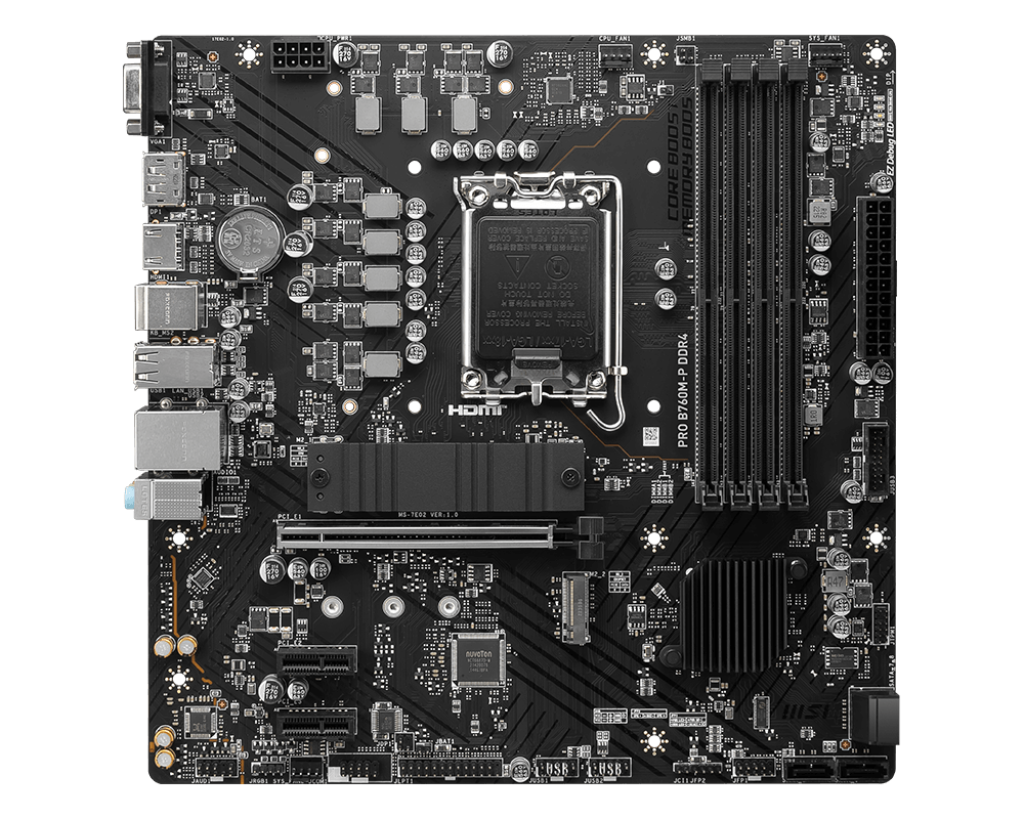 MSI B760M-P PRO DDR4 INTEL LGA1700 MOTHERBOARD