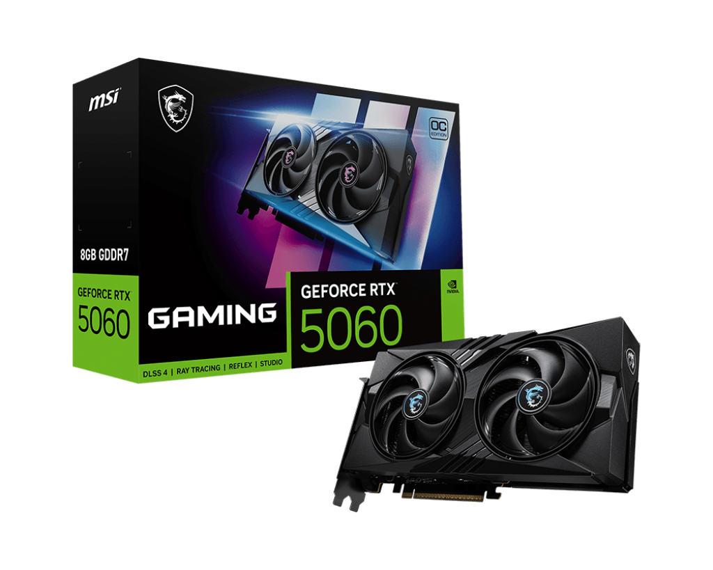 MSI GEFORCE RTX 5060 GAMING OC 8GB GRAPHIC CARD