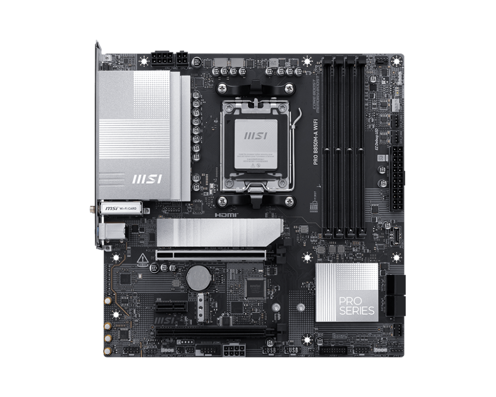 MSI B850M-A PRO WIFI DDR5 M-ATX MOTHERBOARD