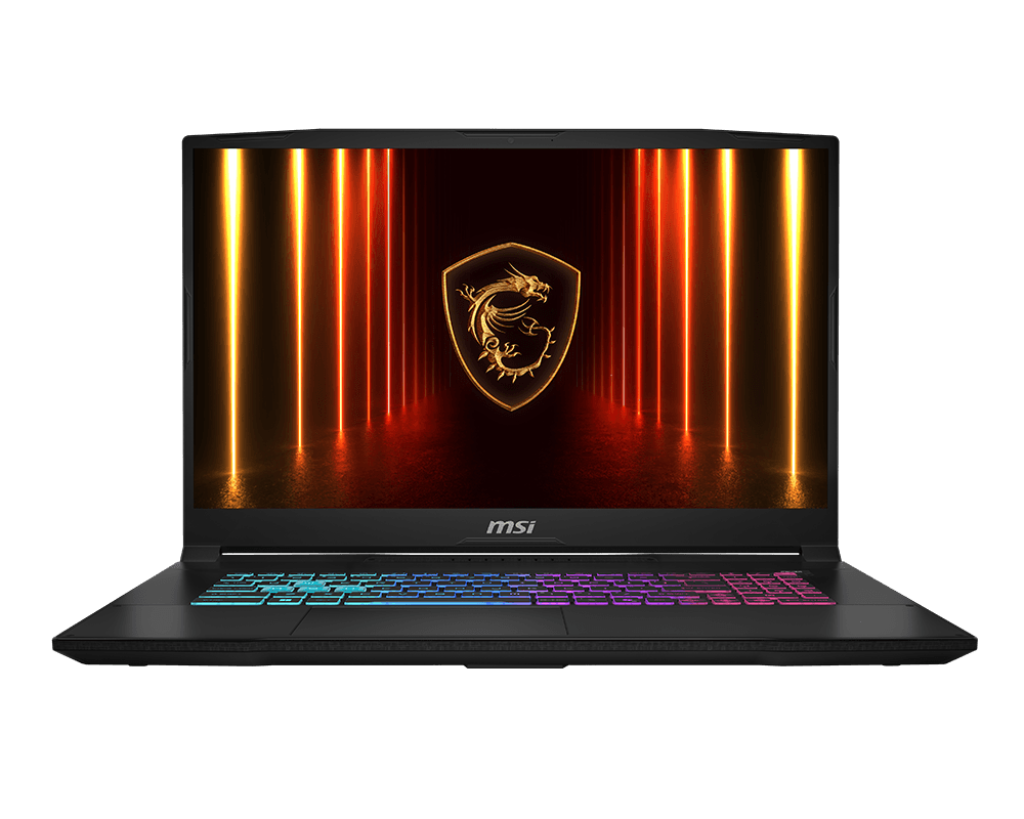 MSI KATANA 17HX INTEL CORE I9-14900HX PROCESSOR/DDR5 8GB*2/1TB NVME PCIE SSD GEN4X4 /INTEL WI-FI 6E AX211/WINDOWS11 HOME/NVIDIA GEFORCE RTX 5070 LAPTOP GPU, GDDR7 8GB/2 YEAR WARRANTY B14WGK-085IN