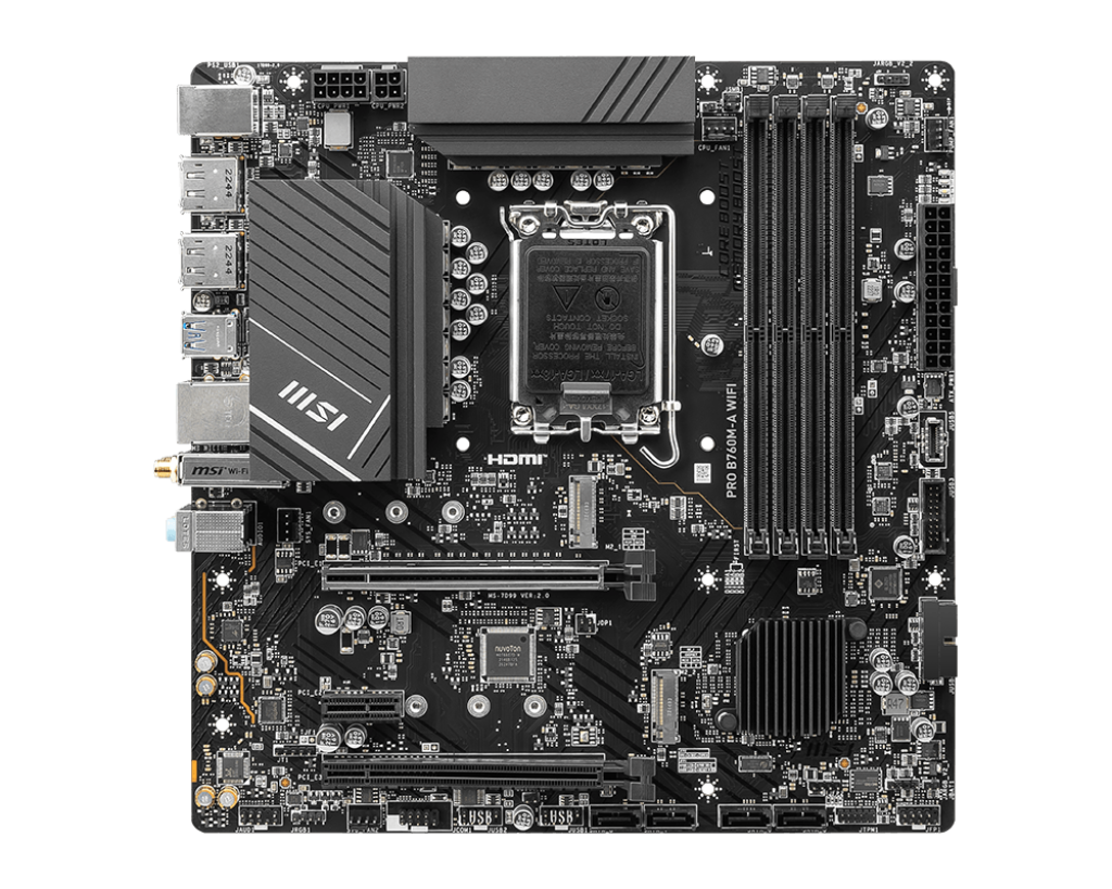 MSI B760M-A PRO WIFI DDR5 INTEL LGA1700 MOTHERBOARD