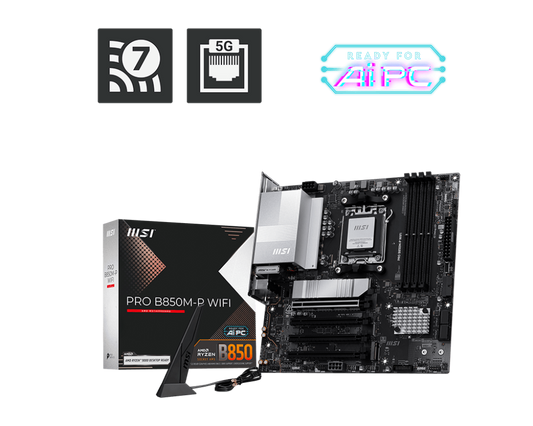 MSI PRO B850M-P WIFI DDR5 MOTHERBOARD