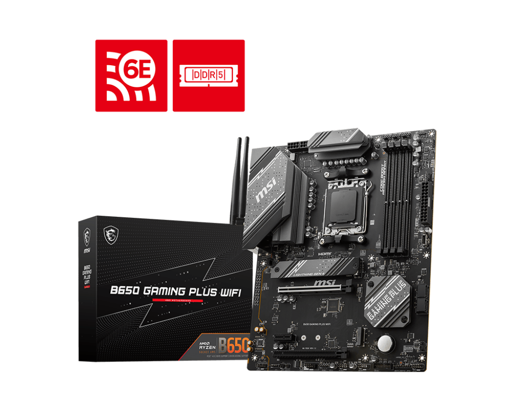 MSI B650 GAMING PLUS WIFI AMD AM5 MOTHERBOARD