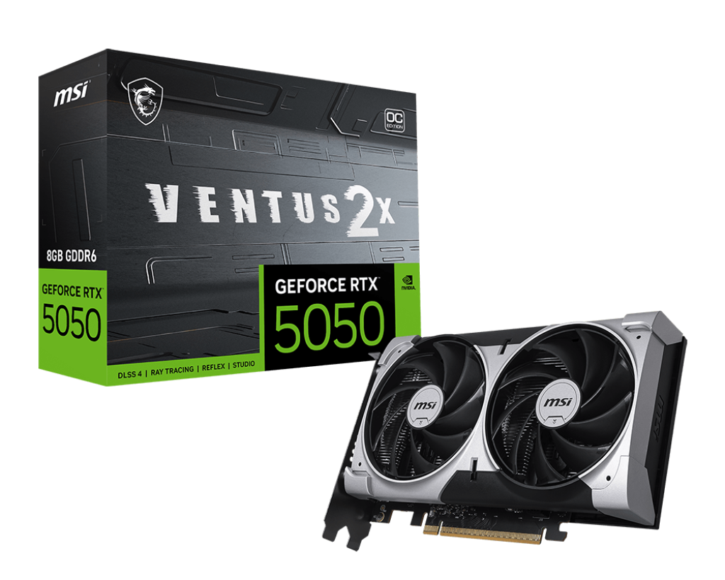 MSI GeForce RTX 5050 8G VENTUS 2X OC Graphics Cards