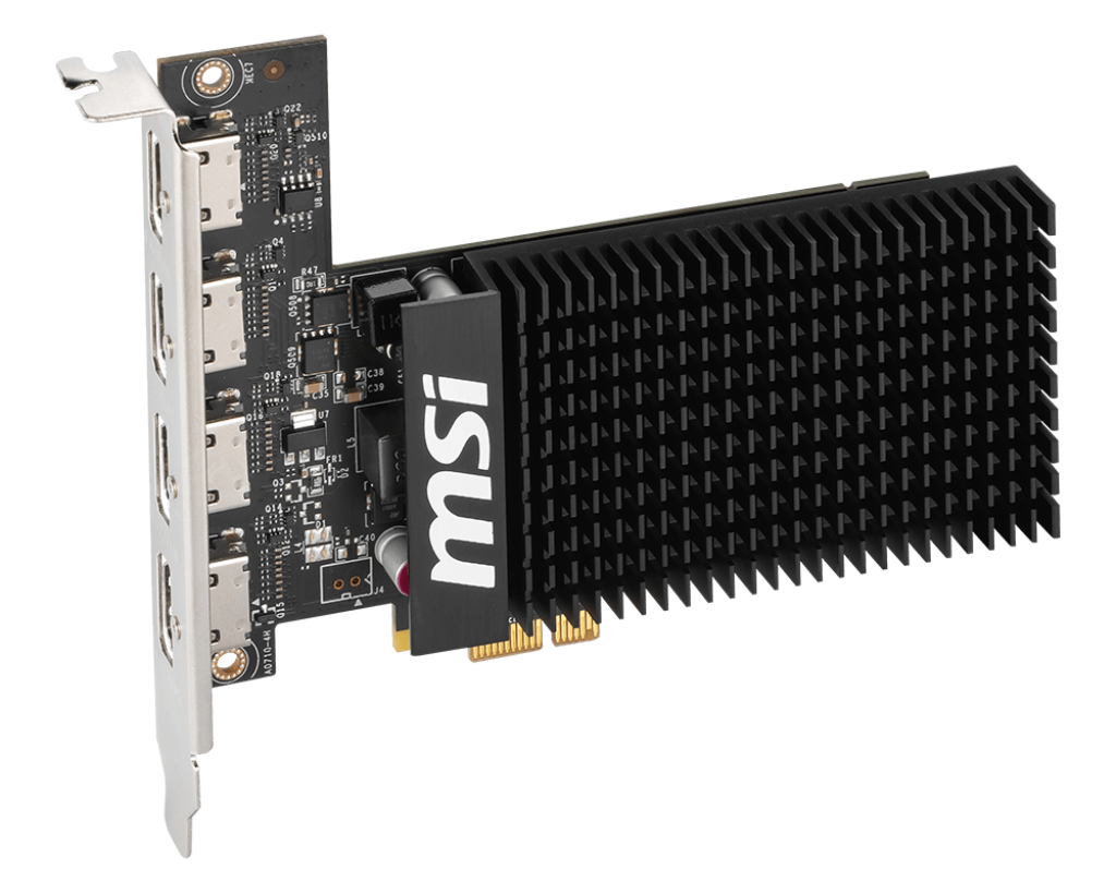 MSI GEFORCE GT 710 2GD3H 4HDMI GAMING GRAPHICS CARD