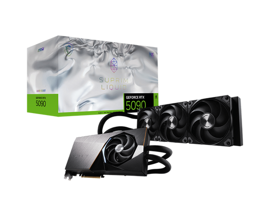 MSI RTX 5090 SUPRIM LIQUID SOC 32GB GDDR7 GRAPHICS CARD