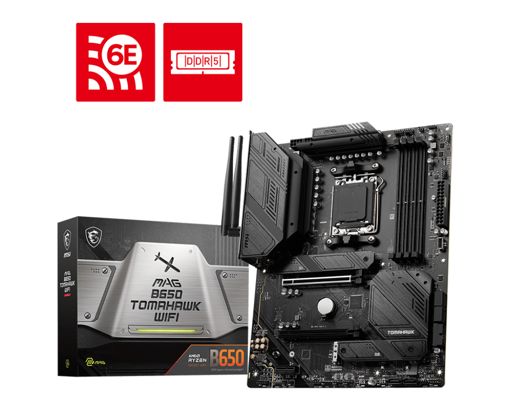 MSI B650 MAG TOMAHAWK WIFI AMD AM5 MOTHERBOARD
