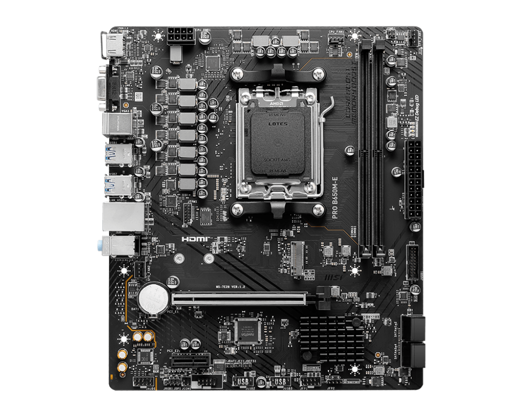 MSI PRO B650M-E DDR5 M-ATX MOTHERBOARD