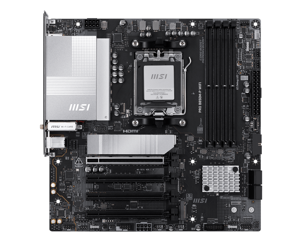 MSI PRO B850M-P WIFI DDR5 MOTHERBOARD