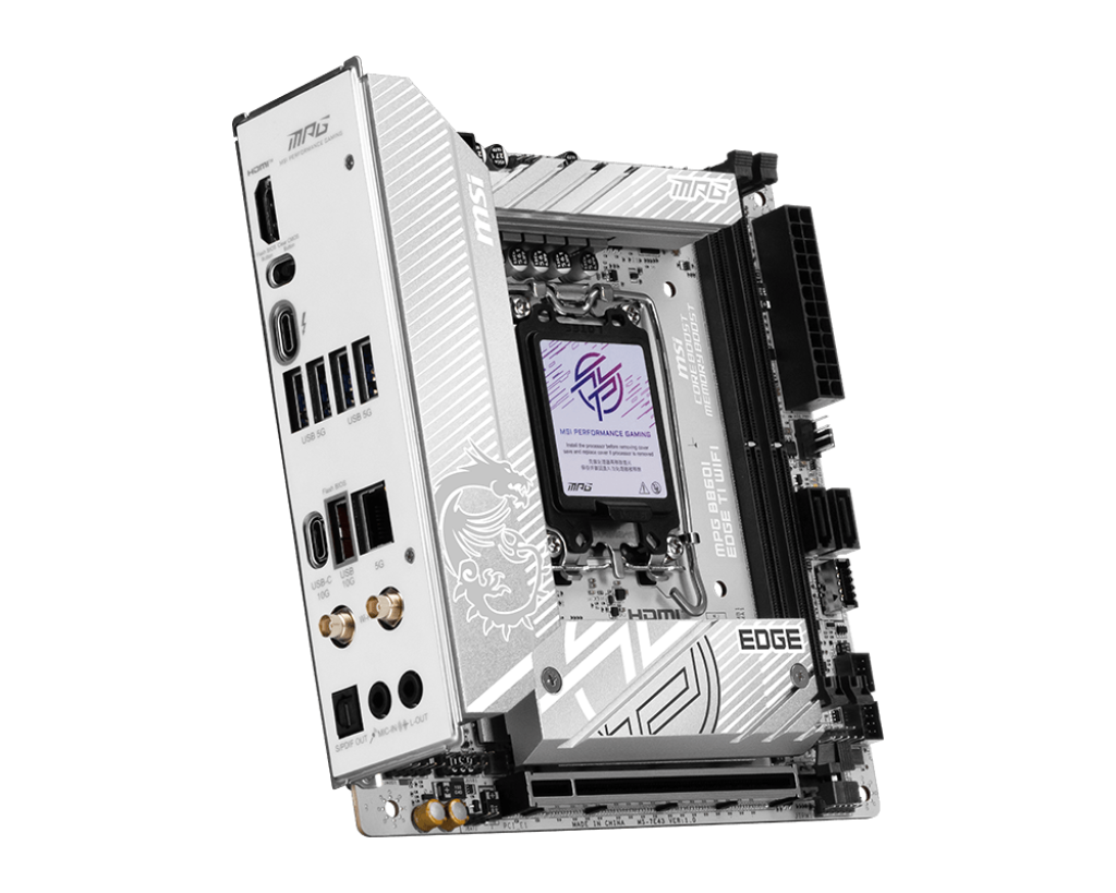 MSI B860I MPG EDGE TI WIFI LGA1851 MINI-ITX MOTHERBOARD