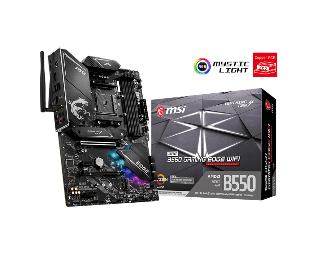 MSI MPG B550 GAMING EDGE WIFI AMD AM4 MOTHERBOARD