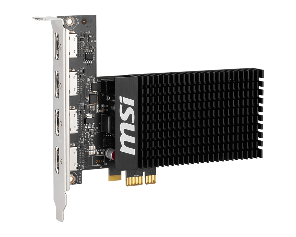 MSI GEFORCE GT 710 2GD3H 4HDMI GAMING GRAPHICS CARD