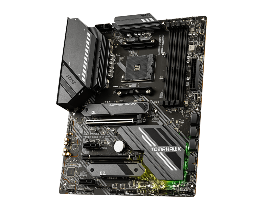 MSI MAG X570S TOMAHAWK MAX WIFI AMD AM4 MOTHERBOARD