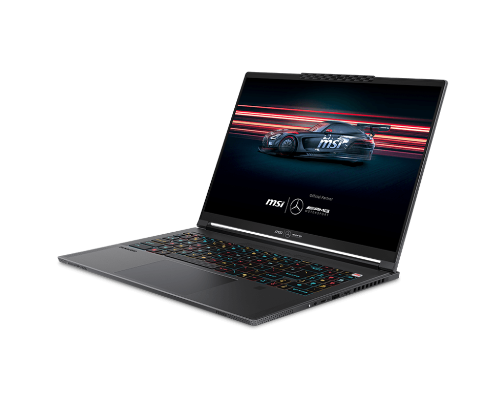 MSI STEALTH A16 MERCEDESAMG AI+ A3XWGG AMD RYZEN AI 9 HX 370 PROCESSOR 32GB 2TB SSD NVIDIA GEFORCE RTX 5070 LAPTOP GPU,GDDR7 8GB 16" 16:10 QHD+ (2560 X 1600) OLED, 240HZ STEALTH A16 AI+ MERCEDES-AMG MOTORSPORT GIFT PACK 2 YEAR WARRANTY TERM SELENITE GRAY