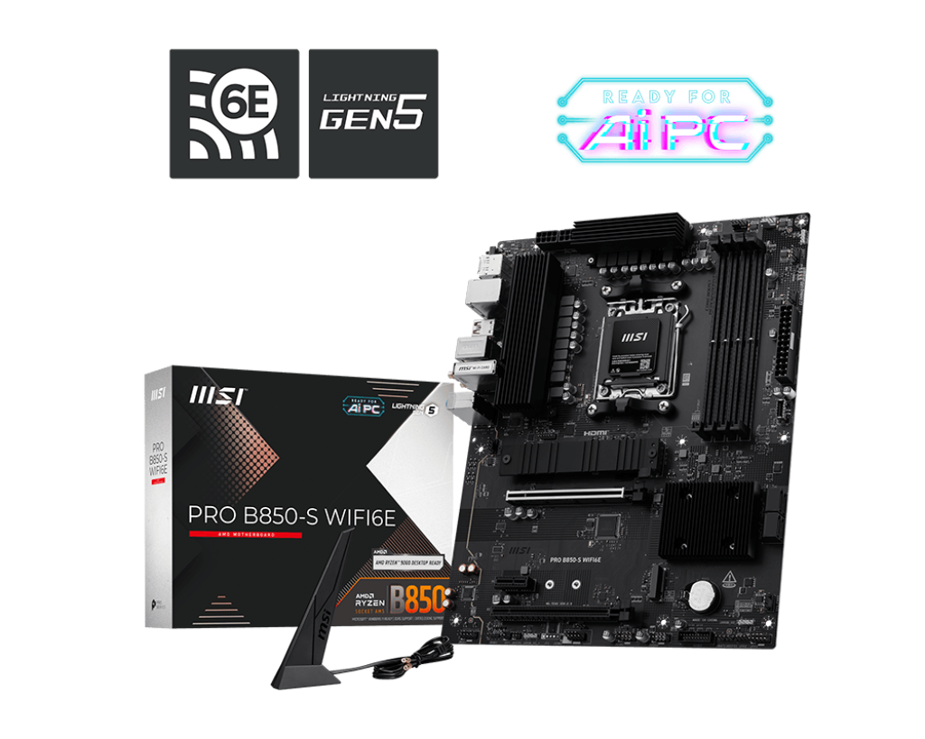 MSI PRO B850-S WIFI6E Motherboards