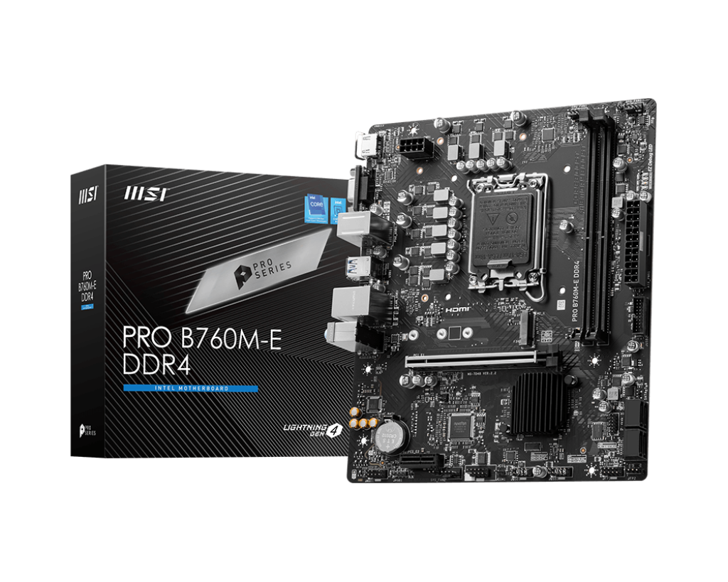 MSI B760M-E PRO DDR4 INTEL LGA1700 MOTHERBOARD