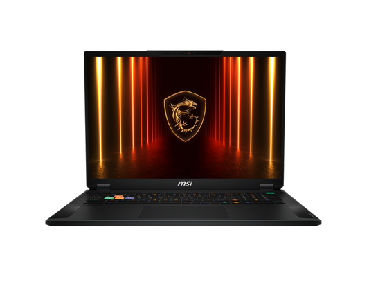 MSI STEALTH 18HXAI INTEL CORE ULTRA 9 275HX/DDR5 16GB*2/2TB NVME PCIE GEN4X4 SSD/INTEL KILLER WI-FI 7 BE1750(X)/WINDOWS11 HOME/NVIDIA GEFORCE RTX 5070 TI LAPTOP GPU, GDDR7 12GB/MSI BAG/2 YEAR WARRANTY A2XWHG-043IN
