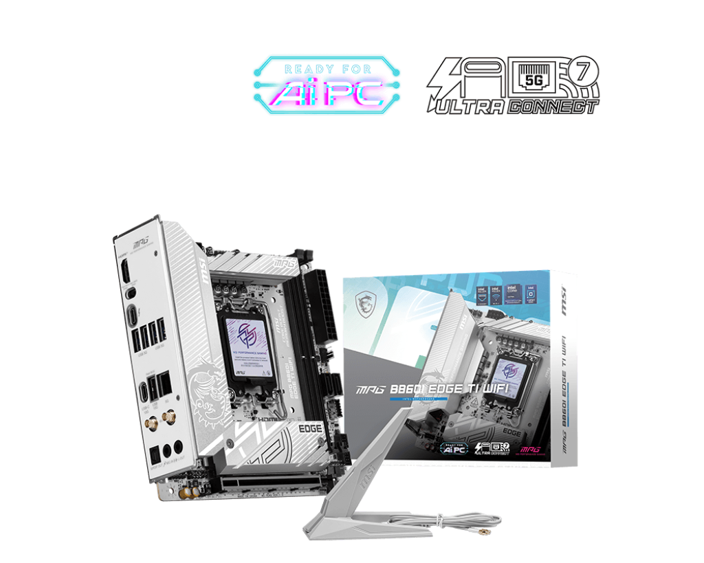 MSI B860I MPG EDGE TI WIFI LGA1851 MINI-ITX MOTHERBOARD