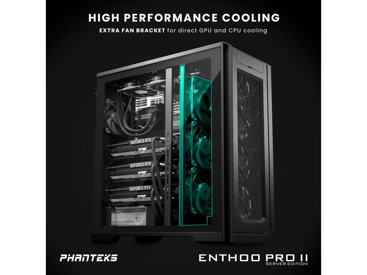 PHANTEKS ENTHOO PRO 2 SERVER EDITION TG MID-TOWER E-ATX CABINET BLACK
