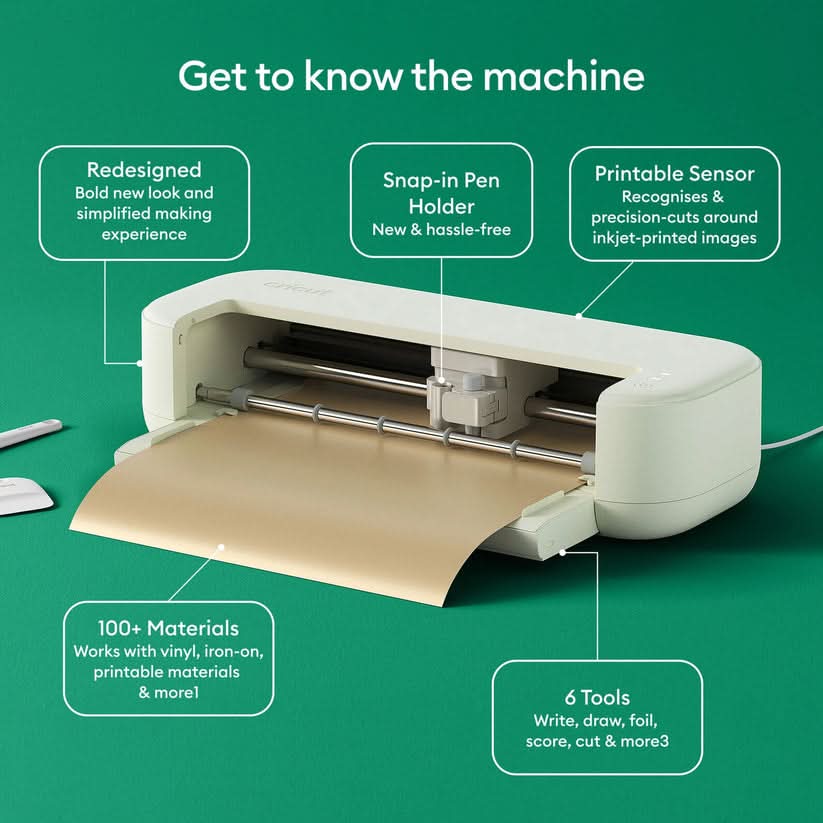 Cricut Explore 5 Smart Cutting Machine Bundle