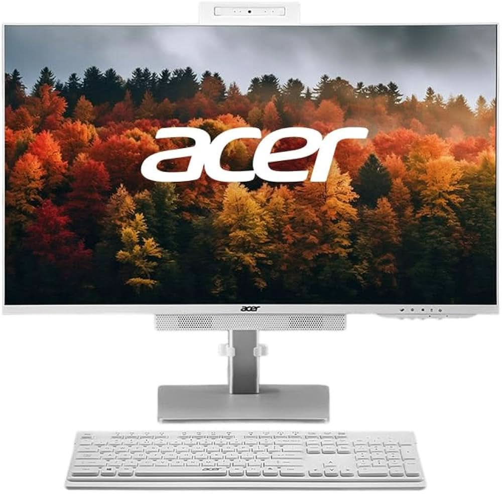 ACER ASPIRE C24B UD.36KSI.006, I3-N305, 8GB DDR4 RAM, 512GB SSD, WINDOWS 11, MS OFFICE 2024, 23.8 Inch FHD IPS WHITE, 1 YEAR WARRANTY