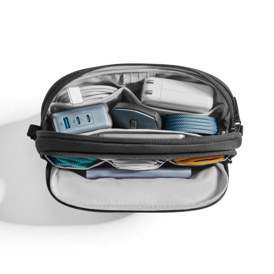 TOMTOC LIGHT-T12 ELECTRONIC ACCESSORY POUCH 1.8L-BLACK