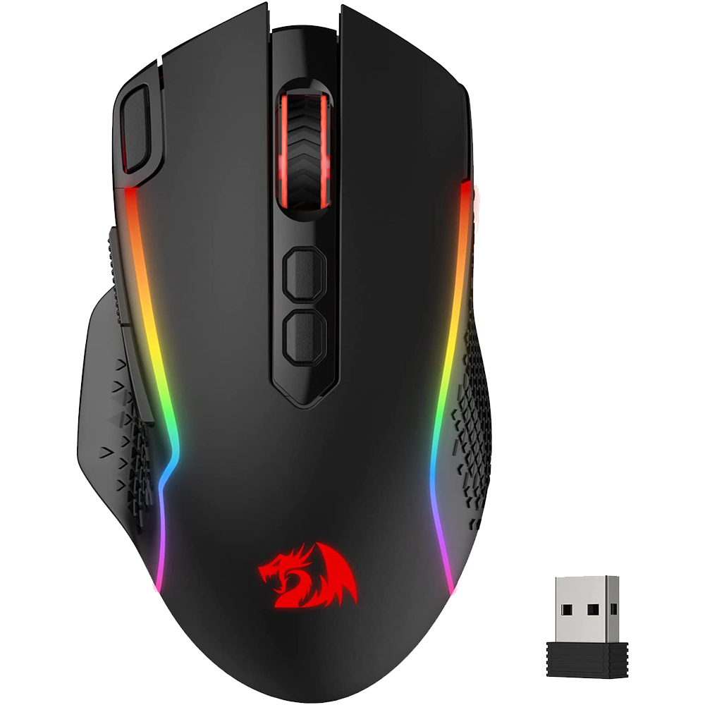 REDRAGON M810 TAIPAN PRO (WIRED/WIRELESS) GAMING RGB MOUSE BLACK