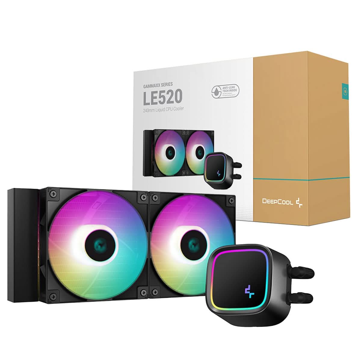 FAN-AIO-DEEPCOOL-LE520-ARGB-240MM-BLACK
