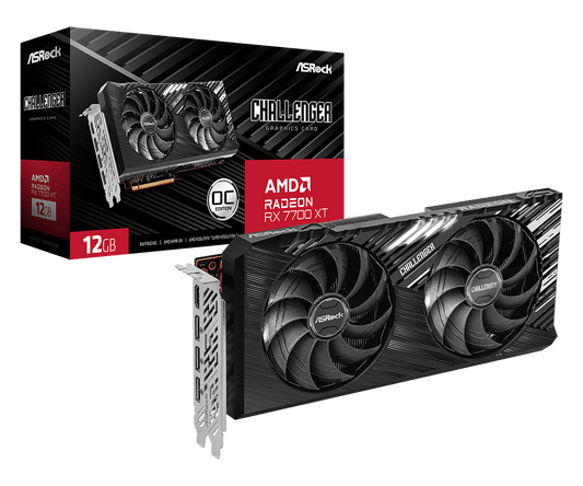 GRAPHIC-CARD-12-GB-ASROCK-RX7700-XT-CHALLENGER-OC